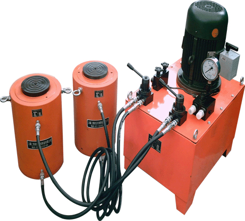 電動大噸位雙作用(雙動)千斤頂